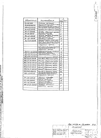 Состав фльбома. Типовой проект А-II-2700-79/3МАльбом 7 Нестандартное оборудование вып.1, вып.2, вып.3