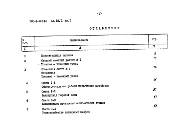 Состав альбома. Типовой проект 903-1-225.86Альбом 12.1 Книга 1. Сметы. Котельная.