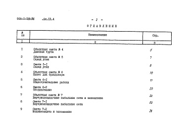 Состав фльбома. Типовой проект Альбом 12.4 Сметы. Генеральный план. Инженерные сети