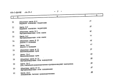 Состав фльбома. Типовой проект Альбом 12.4 Сметы. Генеральный план. Инженерные сети