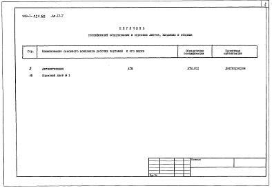 Состав фльбома. Типовой проект Альбом 13.7 Спецификации оборудования. Блок-секция теплоагрегата КВ-ТС(В)-10. Автоматизация.