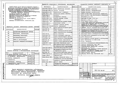 Состав альбома. Типовой проект 264-22-26.85Альбом 1 Архитектурно-строительные чертежи