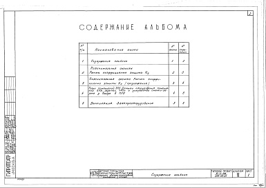 Состав фльбома. Типовой проект 264-15-21Альбом 6 Вариант двойного использования 1-го этажа (6-3-206)