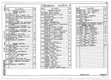 Состав фльбома. Типовой проект 264-13-125.85Альбом 4 Электрооборудование. Электроосвещение. Автоматика и КИП. Связь и сигнализация