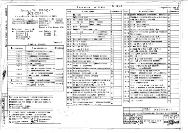 Состав фльбома. Типовой проект 262-22-13Альбом 2 Витражи из стальных тонкостенных электросварных труб