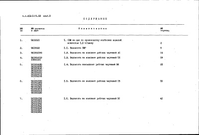 Состав фльбома. Типовой проект 412-1-76.92Альбом 9 Ведомости потребности в материалах