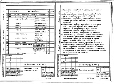 Состав альбома. Типовой проект 416-7-303.89Албом 3 Часть 1. Производственные помещения. Строительные изделия