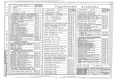 Состав фльбома. Типовой проект 252-9-51Альбом 1 Часть 1 Архитектурно-строительные, технологические и сантехнические чертежи: отопление, вентиляция, водоснабжение, канализация. Часть 2 Электротехнические чертежи: электроосвещение, силовое электрооболрудование, слаботочные устройства, автоматика