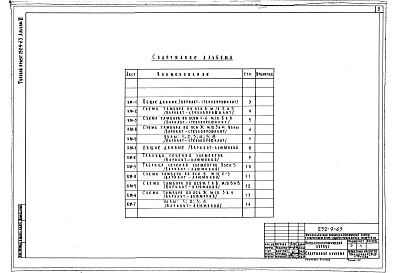 Состав фльбома. Типовой проект 252-9-63Альбом 6 Витражи