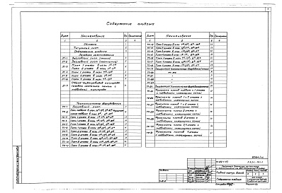 Состав фльбома. Типовой проект A-III-88Альбом 14  Лечебное газоснабжение. Технологическое оборудование