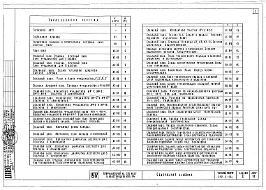 Состав альбома. Типовой проект 252-3-19сАльбом 2 Архитектурно-строительные чертежи ниже отметки 0.00
