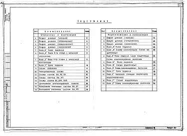 Состав фльбома. Типовой проект П-1-277Альбом 14 Отопление и вентиляция. Кондиционирование воздуха. Водопровод и канализация. Вариант с помещениями вспомогательного назначения, приспособленными под убежище