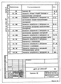 Состав фльбома. Типовой проект 254-9-108с.85Альбом 3 Ведомость потребности в материалах