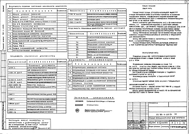 Состав альбома. Типовой проект 705-4-88.84Альбом 1. Архитектурно-строительное решение, изделия заводского изготовления.