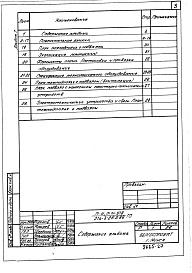 Состав альбома. Типовой проект 214-3-26.2.88Альбом 7 Проектная документация на перевод помещений техподполья детского дома для использования под ПРУ