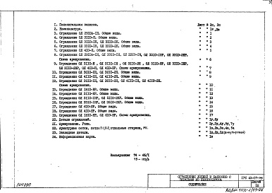 Состав фльбома. Шифр 1РС 43-07Альбом 1 Рабочие чертежи