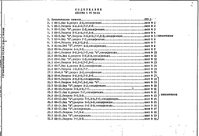 Состав фльбома. Шифр 5РС 92-01Альбом 1 Рабочие чертежи