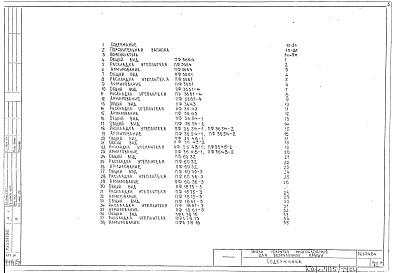 Состав фльбома. Шифр РС1 7404Альбом 1 Рабочие чертежи