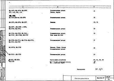 Состав фльбома. Шифр РМ-1254 МеталлическиеАльбом 1 Рабочие чертежи
