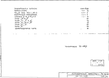 Состав фльбома. Шифр РС 32-103Альбом 1 Рабочие чертежи
