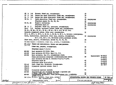Состав фльбома. Шифр РС7901 МеталлическиеАльбом 1 Рабочие чертежи