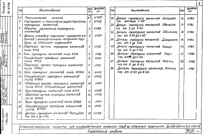 Состав фльбома. Шифр СК2107-75 СтальныеАльбом 1 Рабочие чертежи