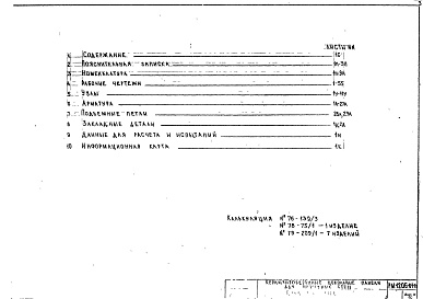 Состав фльбома. Шифр РМ-1206-01 КерамзитобетонныеАльбом 1 Рабочие чертежи