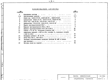 Состав фльбома. Шифр ИЖ 292Альбом 1 Рабочие чертежи
