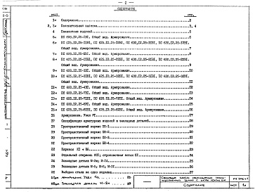 Состав альбома. Шифр ИЖ 306Альбом 1 Рабочие чертежи Часть 1