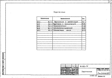 Состав фльбома. Типовой проект 68-025м.86Альбом 4 (68-ОВ.1-1) Отопление и вентиляция