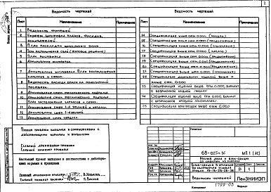 Состав фльбома. Типовой проект 68-025м.86Альбом 10 (68-МП1(АС)) Материалы для проектирования