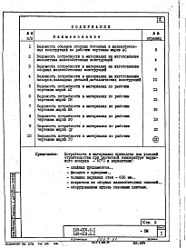 Состав фльбома. Типовой проект 123-019.2.1Альбом 11 Заказные спецификации. Ведомости потребности в материалах (часть 10)