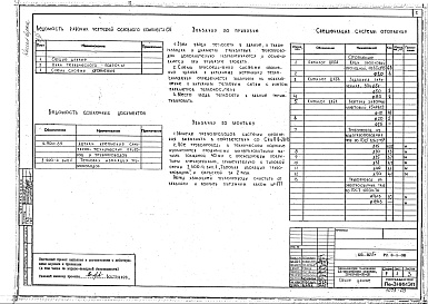 Состав альбома. Типовой проект 123-022мАльбом 5 Отопление и вентиляция ниже отм. 0.000 (раздел 2.0-1-ОВ)