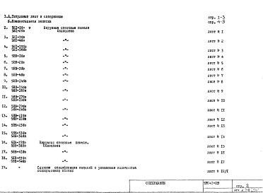 Состав фльбома. Шифр 5РС 41-19Альбом 1 Рабочие чертежи 