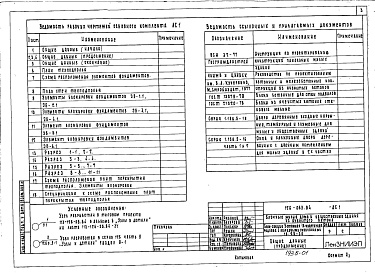 Состав альбома. Типовой проект 126-063.84Альбом 1 Архитектурно-строительные решения