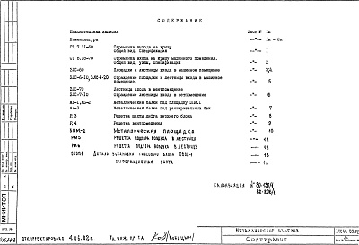 Состав фльбома. Шифр 3РС 68-02Альбом 1 Рабочие чертежи 