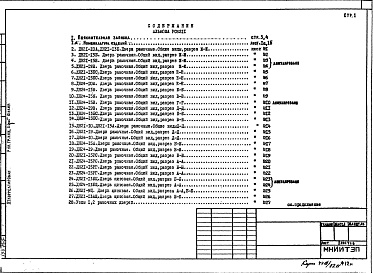 Состав фльбома. Шифр РС 8211Альбом 1 Рабочие чертежи 