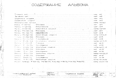 Состав фльбома. Шифр Сборные железобетонныеАльбом 5 Ригели. Рабочие чертежи. Редакция 2. Шифр 65/12962