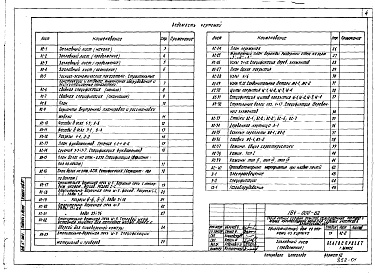 Состав альбома. Типовой проект 184-000-62Альбом 1 Архитектурно-строительные, санитарно-технические, электротехнические чертежи и газоснабжение