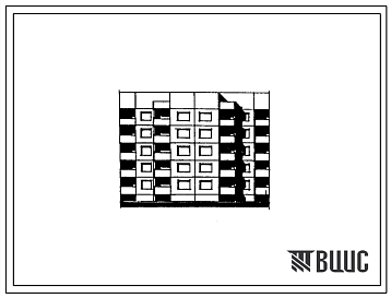 Фасады Типовой проект 90-063.86 Пятиэтажная блок-секция рядовая торцевая на 20 квартир