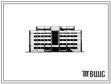 Фасады Типовой проект VII-80 Районная поликлиника на 320 посещений в смену (Проект капитального ремонта с фасадами)