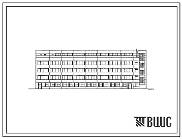 Фасады Типовой проект 416-2-37.86 Главный лабораторный корпус на 150-170 рабочих мест