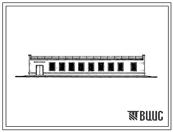 Фасады Типовой проект 416-7-155 Служебно-бытовое здание для баз минеральных удобрений на 10 человек