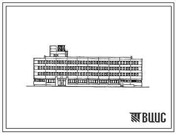 Фасады Типовой проект 416-3-14.87 Областной вычислительный центр II группы