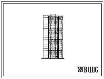 Фасады Типовой проект КОПЭ-80 (ДСК-2) 18-22 этажные жилые крупнопанельные дома из унифицированных изделий по каталогу для производства на ДСК-2