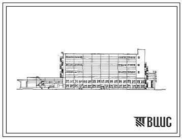 Фасады Типовой проект 701-3-23.87 Главный корпус склада многоэтажного для хранения продовольственных и непродовольственных товаров складской площадью 5000 м2