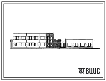 Фасады Типовой проект 416-1-203.87 Административный корпус на 20 рабочих мест