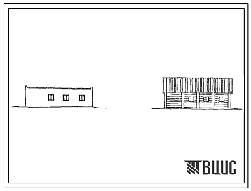 Фасады Типовой проект 800-2-1.94 Унифицированная серия зданий сельскохозяйственного назначения для крестьянских (фермерских) хозяйств. Количество работающих - 1 чел. Общая площадь - 71м2. Расчетная температура: -30°С. Здания разработаны в двух вариантах: вариант
