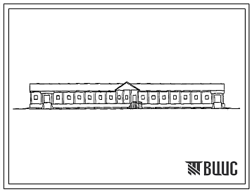 Фасады Типовой проект 801-2-31м.83 Коровник на 100 коров молочного направления. Для районов Крайнего Севера. Содержание – привязное. Доение - в молокопровод. Раздача кормов – мобильная. Удаление навоза – транспортерами. Размеры: коровника - 9,6x86,4 м; молочного
