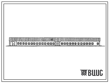 Фасады Типовой проект 801-2-50.85 Коровник на 200 коров привязного содержания. Доение - в молокопровод или в доильные ведра. Раздача кормов – мобильная. Удаление навоза – транспортерами. Размеры здания - 21x78 м. Расчетная температура: -30, -40°С. Стены - кирпич